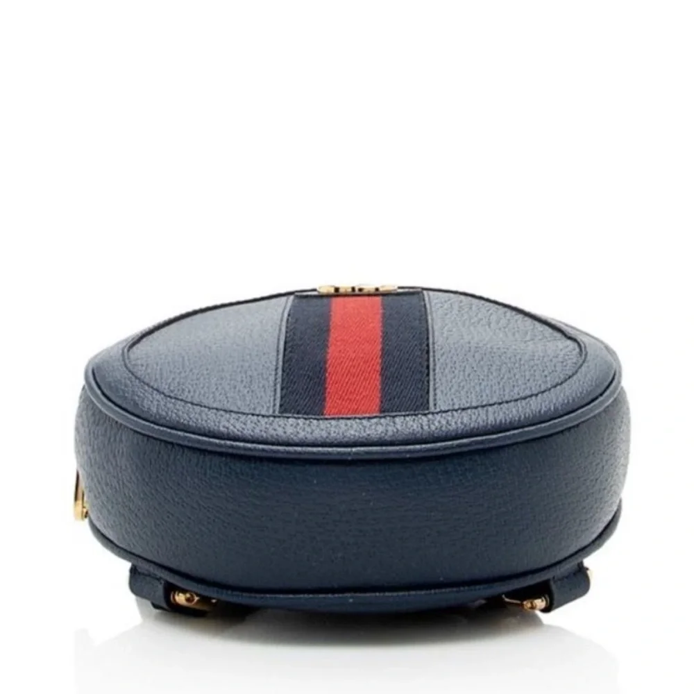 Gucci Leather Ophidia Round Mini bag